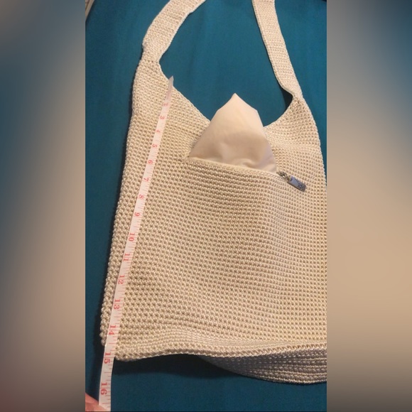 The SAK Original Crochet Hobo Bag Cream colored - Picture 13 of 14